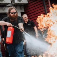 Bilde av kurs i Brann- og slukkeøvelse